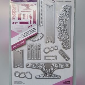 Lot of  Gemini by Crafter's Companion Stamp & Dies,  and Sheena clear acrylic st